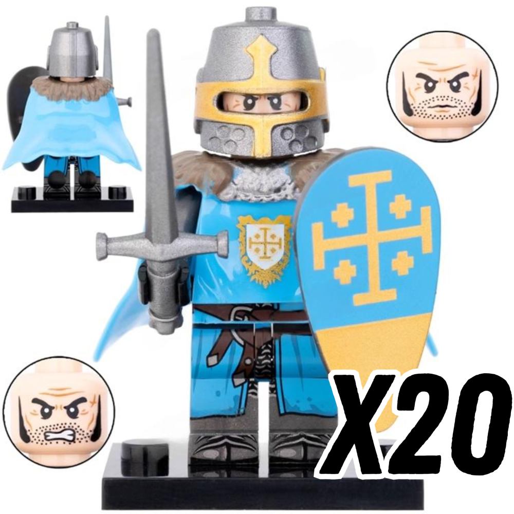 Crusade Knights of Jerusalem Block Figures Sets