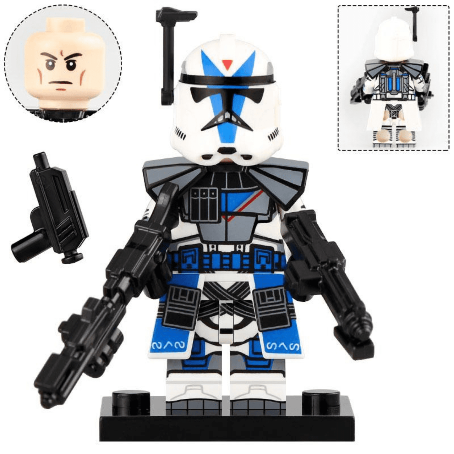 Space War Theme Captains and Heroes of the 501st Legion Block Figures Set
