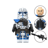 Space War Theme 501st Legion Clone Troopers & Anakin Block Figures Set 2