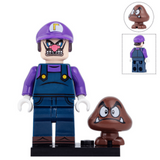 Super Mario Brothers Mario Luigi Wario Minifigure Set