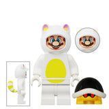 Super Mario Brothers Baby Mario Luigi Toad Block Figures Set