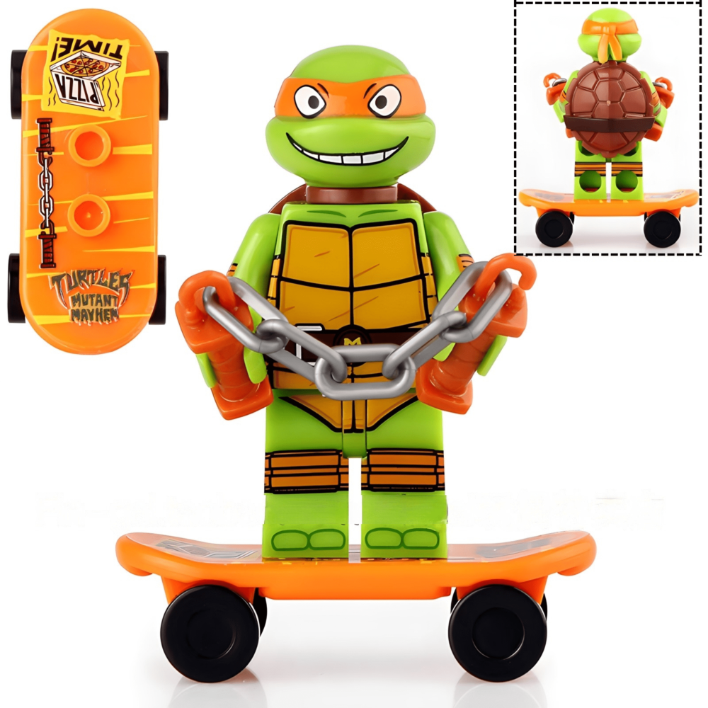 Teenage Mutant Ninja Turtles Block Figures Set of 4pcs