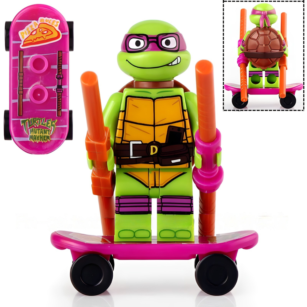 Teenage Mutant Ninja Turtles Block Figures Set of 4pcs