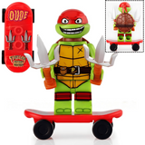 Teenage Mutant Ninja Turtles Block Figures Set of 4pcs