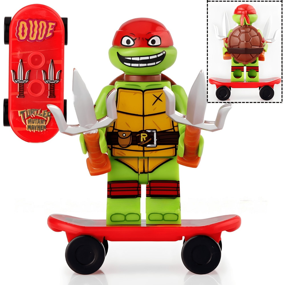 Teenage Mutant Ninja Turtles Block Figures Set of 4pcs