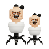 Skibidi Toilet Youtube Shorts Set 2 Block Figures Set of 4pcs