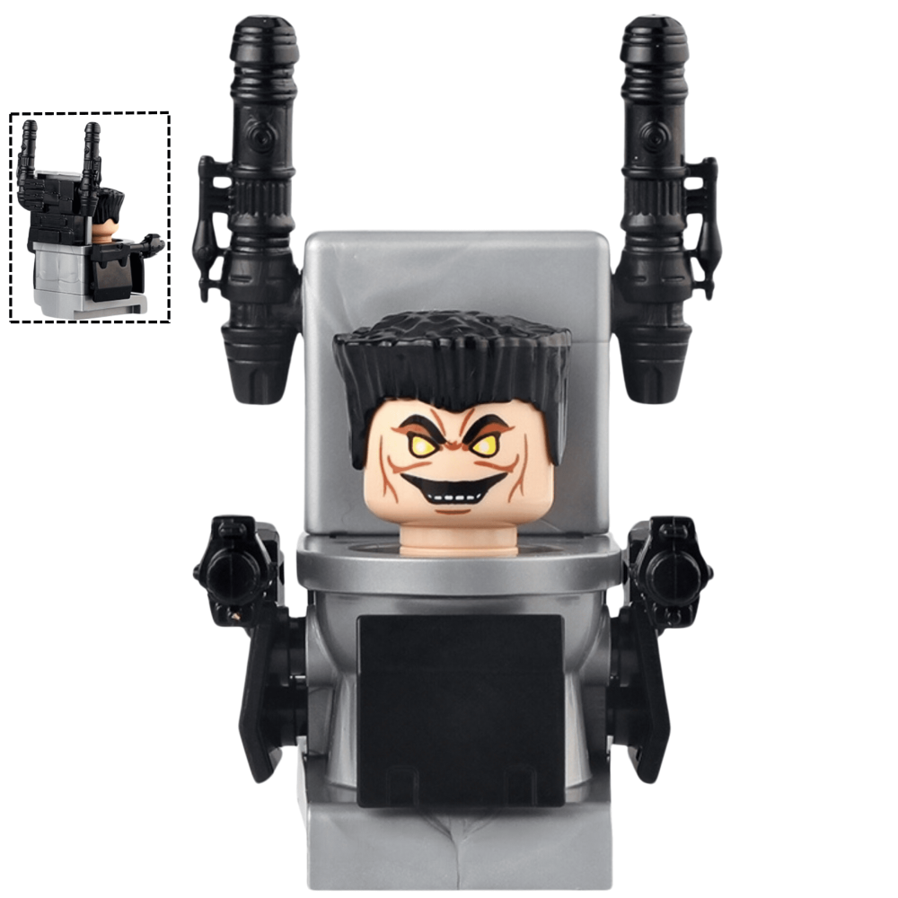 Skibidi Toilet Youtube Shorts Block Figures Humanoid Toilet Man Camera Man
