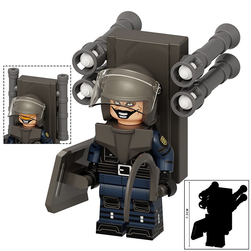 Skibidi Toilet  Maxifigure  Block Figures Set