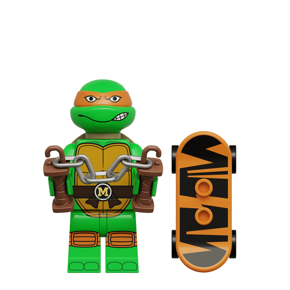 TMNT  Mutant Mayhem Block Figures Set