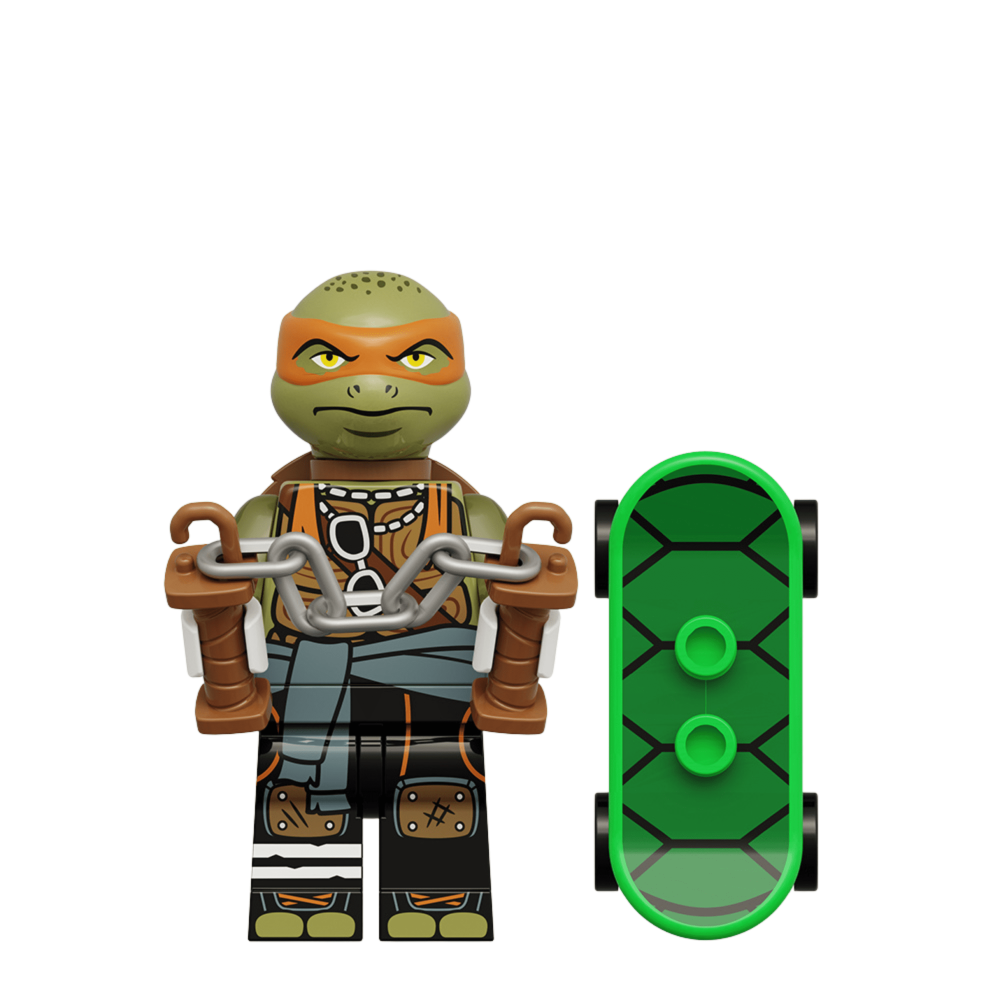 TMNT  Mutant Mayhem Block Figures Set