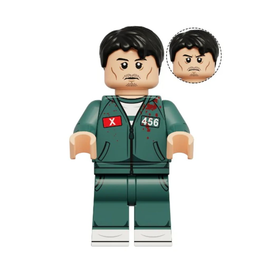 Squid Games Season 2 Block Figures Set Gi-hun 456, Front Man, Hwang Jun-ho