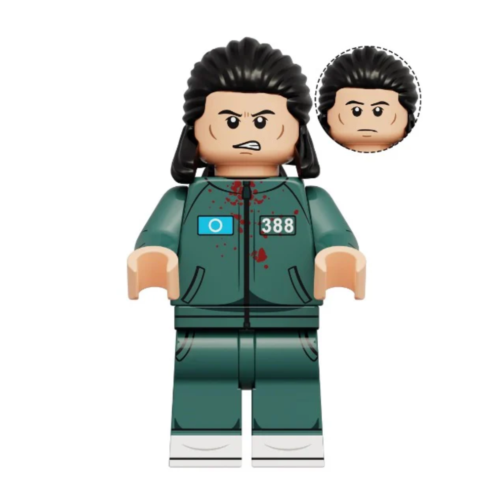 Squid Games Season 2 Block Figures Set Gi-hun 456, Front Man, Hwang Jun-ho
