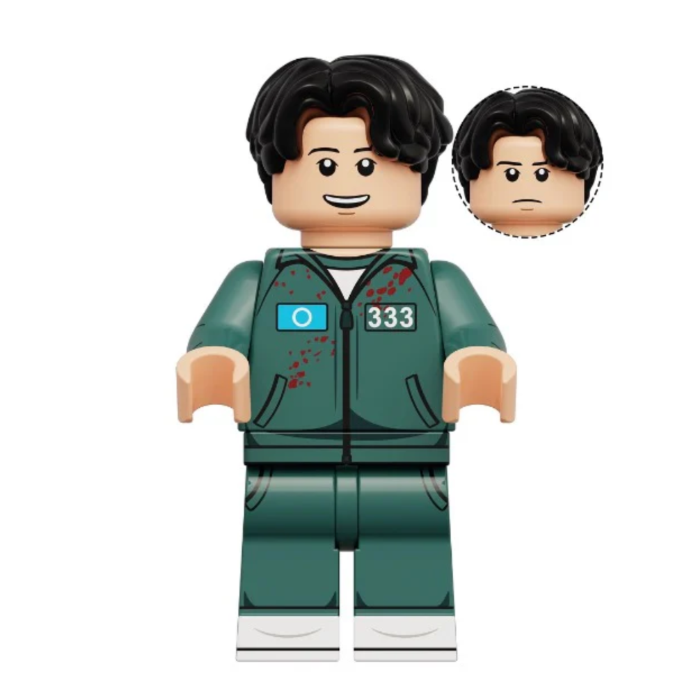 Squid Games Season 2 Block Figures Set Gi-hun 456, Front Man, Hwang Jun-ho