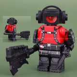 Skibidi Sci-Fi Tech & Armored Mechanical Block Figures Set