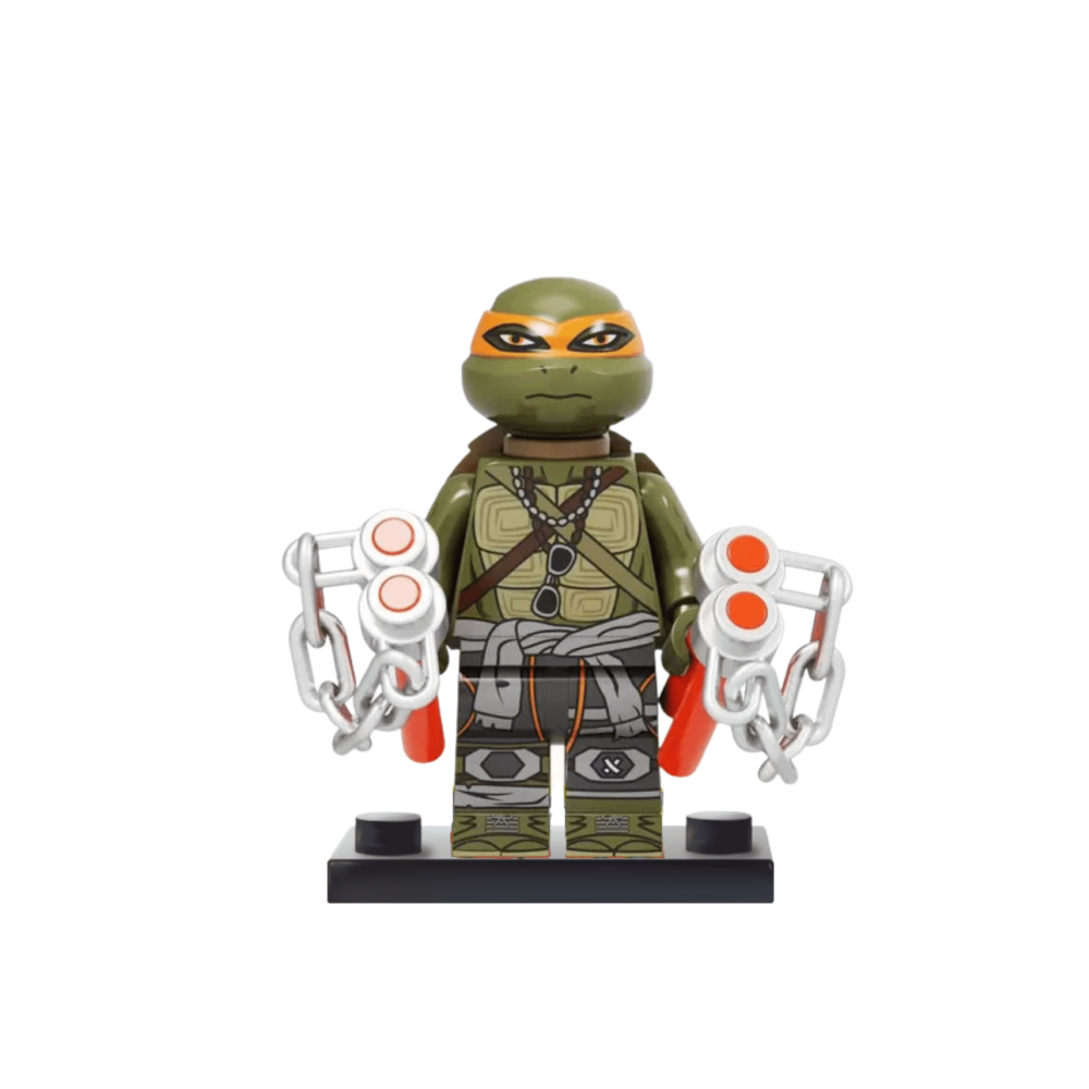 Teenage Mutant Ninja Turtles Block Figures Set of 8pcs