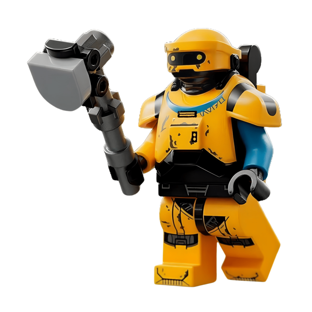 Space War Theme Assorted Iconic Block Figures Set of 7pcs