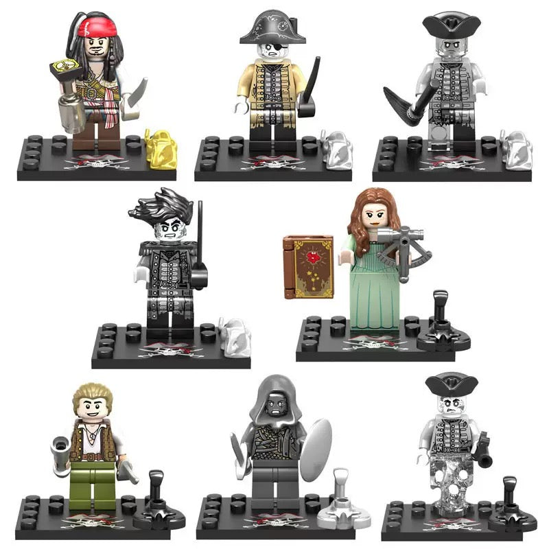 Pirates of the Caribbean Block Figures Set