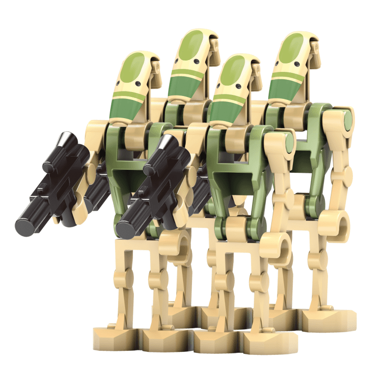 Space War Theme Seperatists Minifigure Set – Magna Guard General Grievous Droids