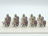 Knight Templar Block Figures Set of 10pcs