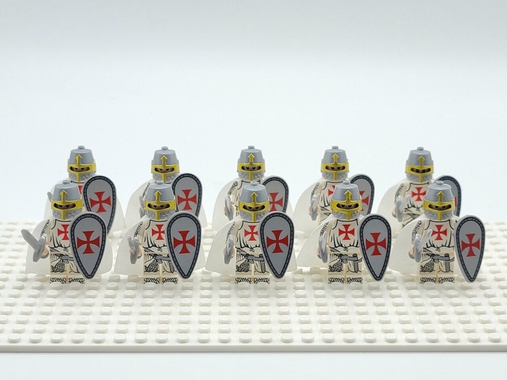 Knight Templar Block Figures Set of 10pcs
