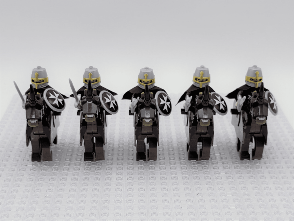 Knights Hospitallers Riders Block Figures Set of 10pcs