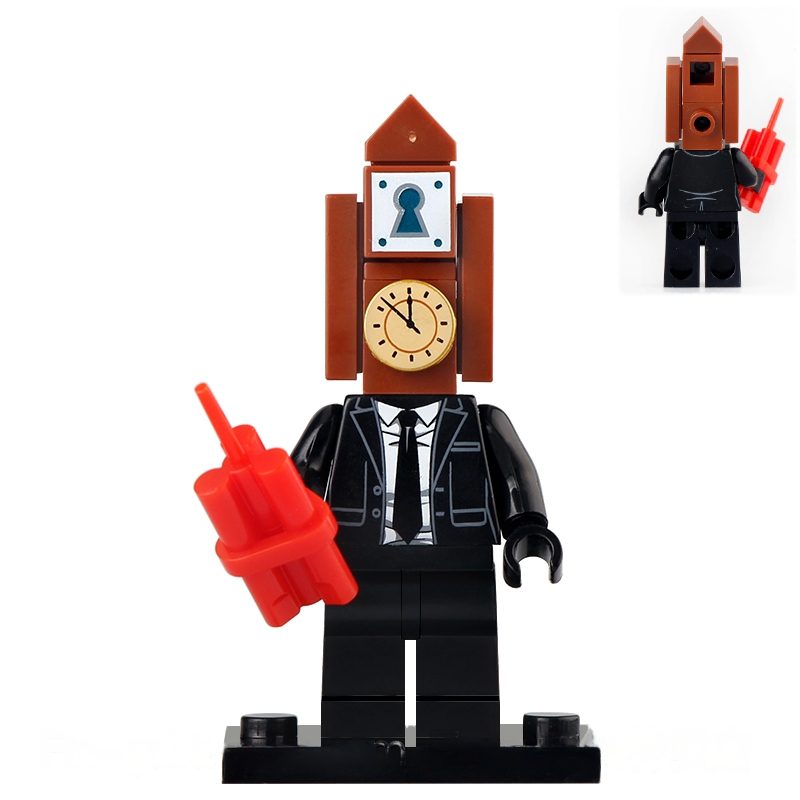 Skibidi Toilet Clockman Block Figures Set of 8pcs