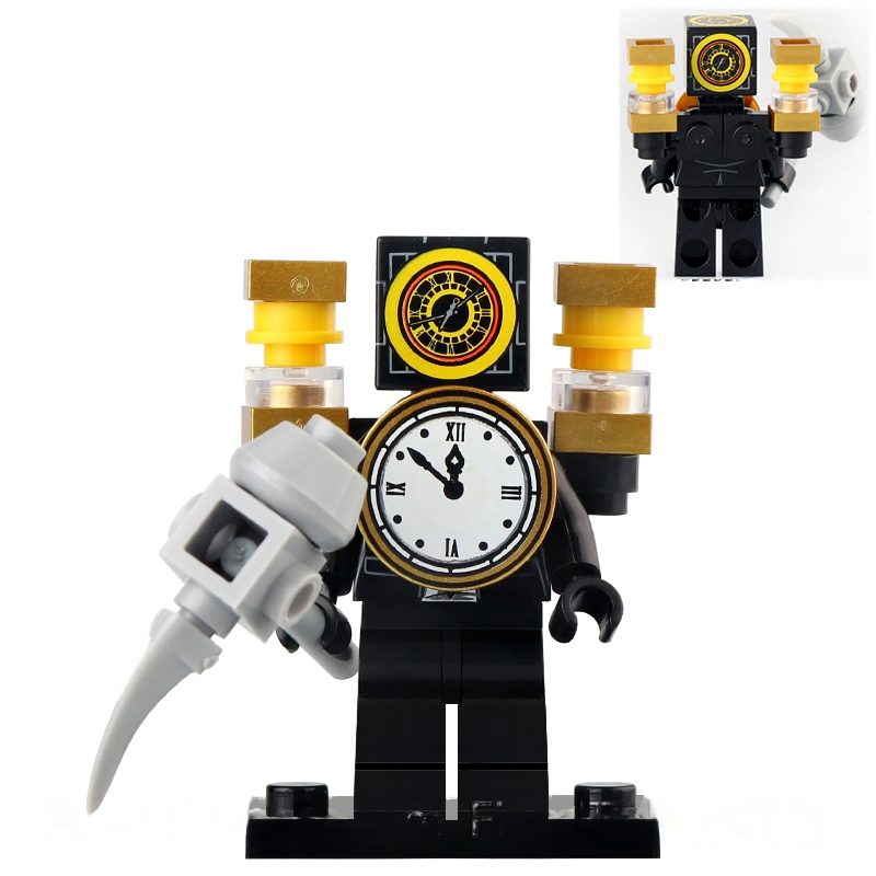Skibidi Toilet Clockman Block Figures Set of 8pcs