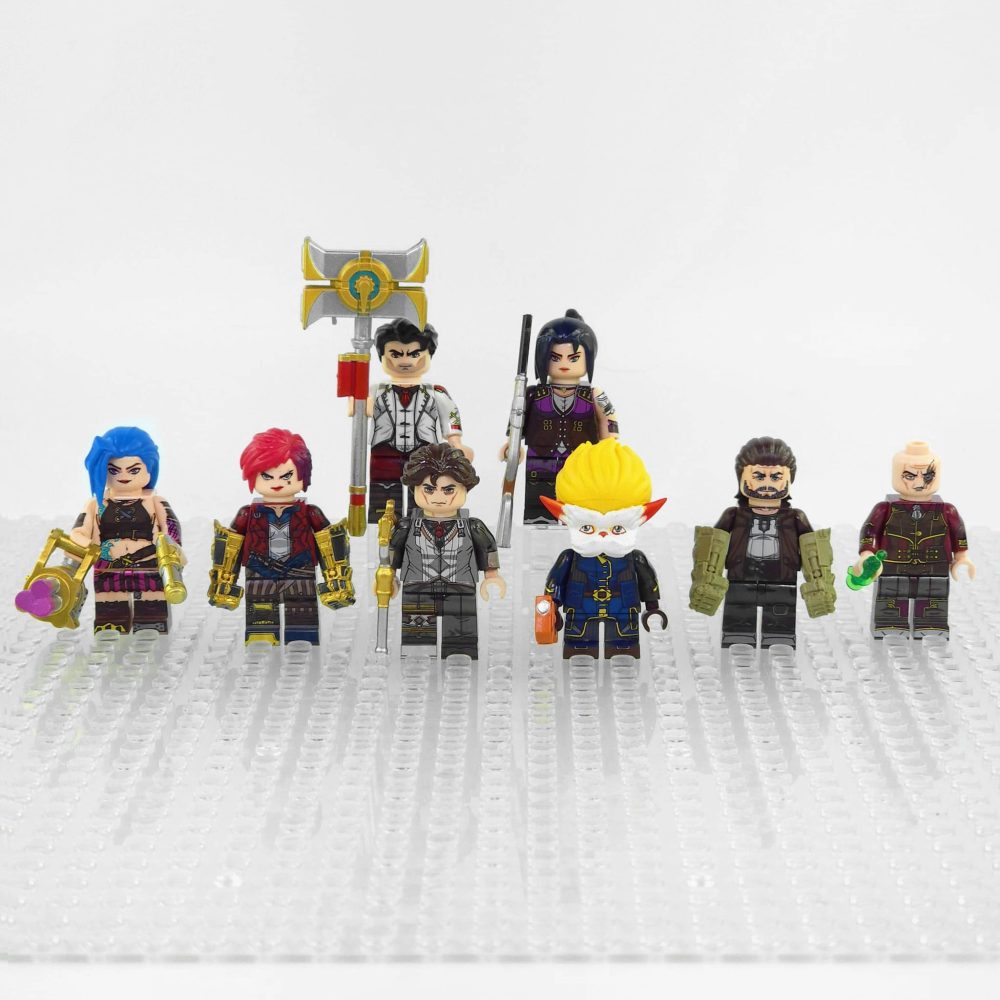 League of Legends Arcane Block Figures Set of 8pcs