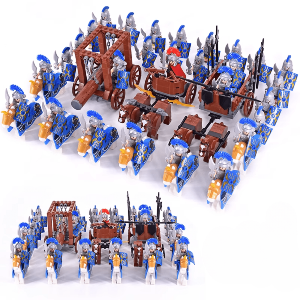 Roman Legion and Siege Weapons Block Figures Sets