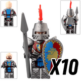 Medieval Castle Knights Block Figures