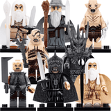 Lord of the Rings Block Figures Set – Azog Bolg Gothmog Sauron