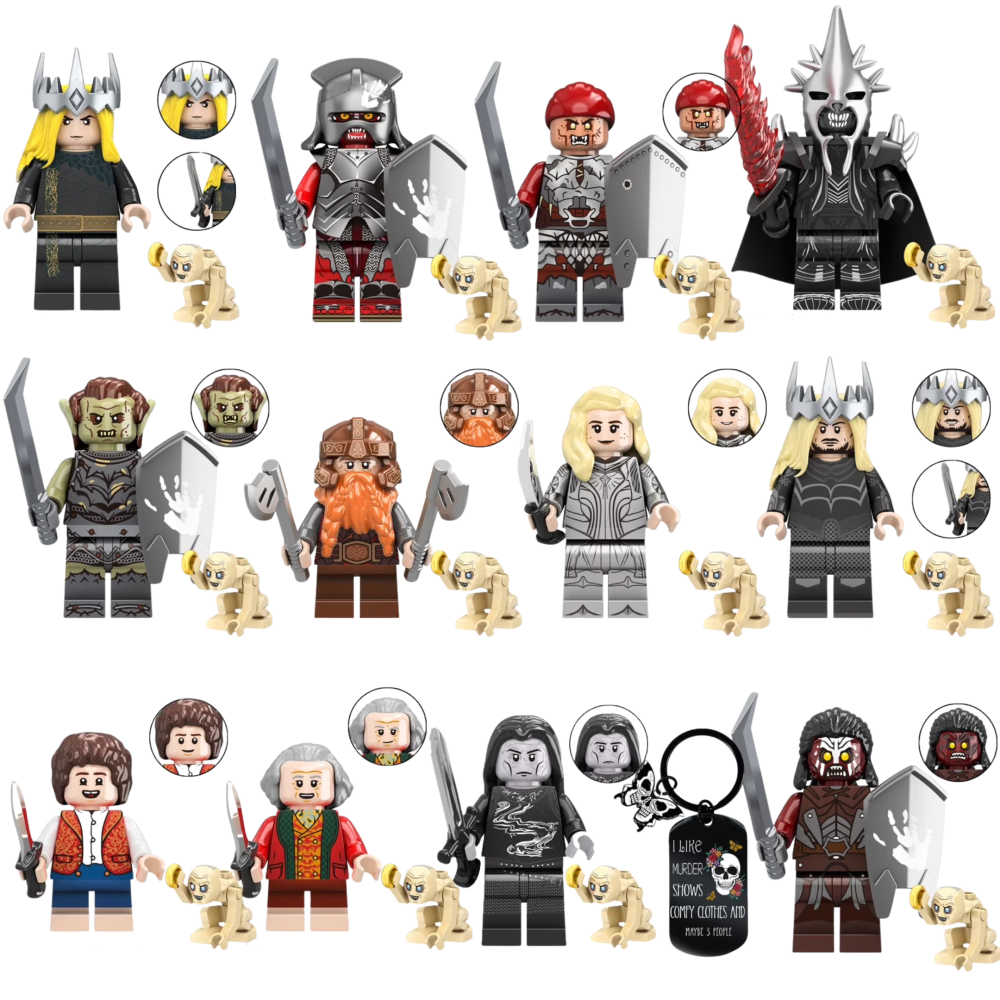 Lord of the Rings Rings of Power Block Figures Set
