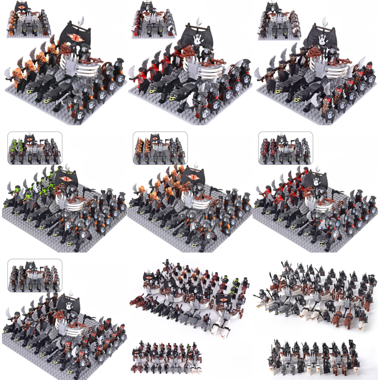 Lord of the Rings  Uruk-Hai Chariot Legions Block Figures Set