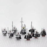 Lord the Gondor Military Fountain Guard Block Figures Set 9pcs