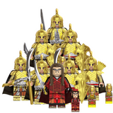 Lord the Rings Elrond Noldo Warriors Block Figures Set 8pcs
