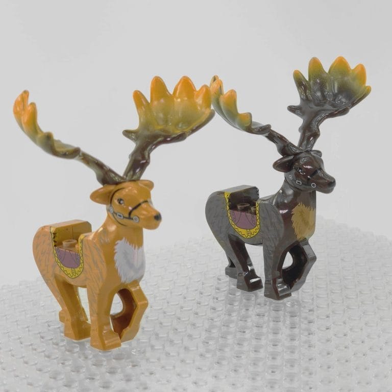 Lord the Rings Elven Elks Mounts for Block Figures