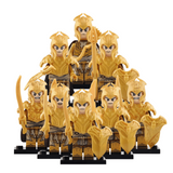Lord the Rings Elven Warriors Block Figures Set 8pcs