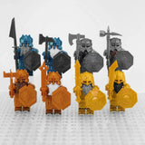 Lord the Rings Erebor Dwarves Block Figures Set 8pcs