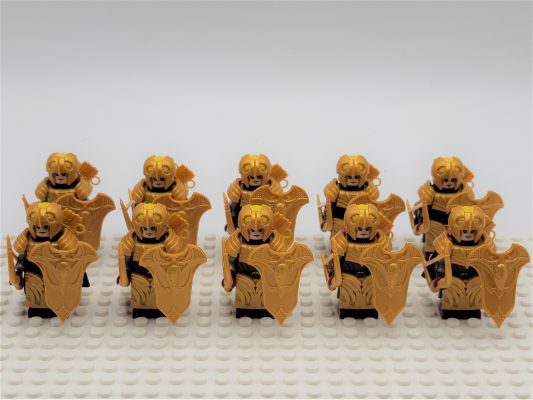 Lord the Rings Galadhrim Elves Bows Block Figures Set 10pcs