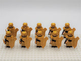 Lord the Rings Galadhrim Elves Swords Block Figures Set 10pcs