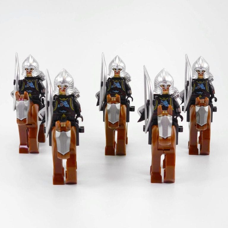 Lord the Rings Gondor Archers With Mounts Block Figures Set 10pcs