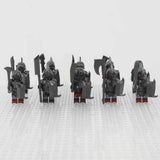 Lord the Rings Gundabad Orcs Block Figures Set