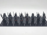 Lord the Rings Gundabad Orcs Block Figures Set 8pcs