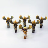 Lord the Rings High Elves on Elk Mount Block Figures Set 12pcs