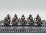 Lord the Rings Iron Hill Dwarves Axes Block Figures Set 10pcs