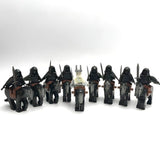 Lord the Rings Nazgul Witch King Black Riders Block Figures Set 18pcs