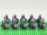 Lord the Rings Riders Rohan Axes Block Figures Set 10pcs