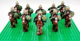 Lord the Rings Riders Rohan Rohirrim Block Figures Set