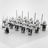 Lord the Rings Soldiers Gondor Block Figures Set 16pcs
