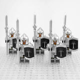 Lord the Rings Soldiers Gondor Spears Block Figures Set 5pcs